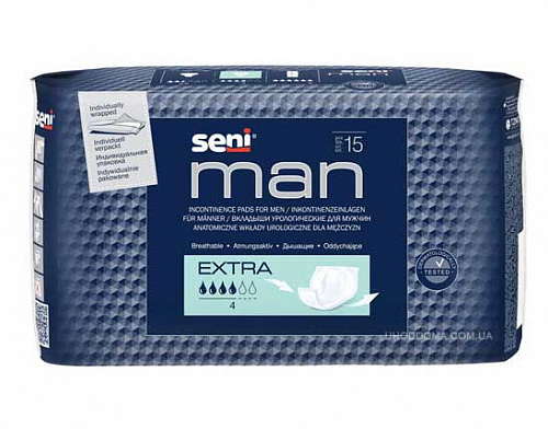 Урологічні прокладки Seni Man Extra 15 шт
